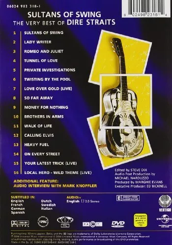 Dire Straits Sultans Of Swing - The Very Best Of [DVD] [2004] [Region 0] [Pal] 2