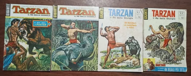 TARZAN GIGANTE  ED. CENISIO N° 2 3 (1970) 10 11 (1972) vedi descrizione