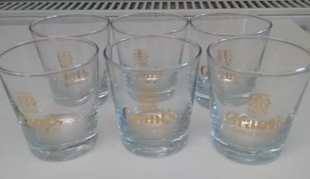 Grants Scotch Whisky Glasses Round Tumbler Set Of Six - Glenfidditch Distillery 3