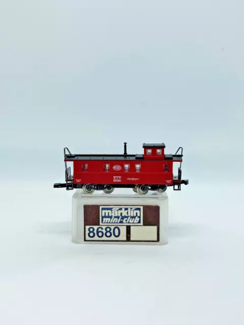 Z Scale Marklin 8680 Mini-Club Nueva York Caboose caja original