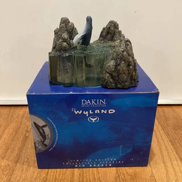 Wyland Dakin Big Breach Whale Figurine | New In Original Box |