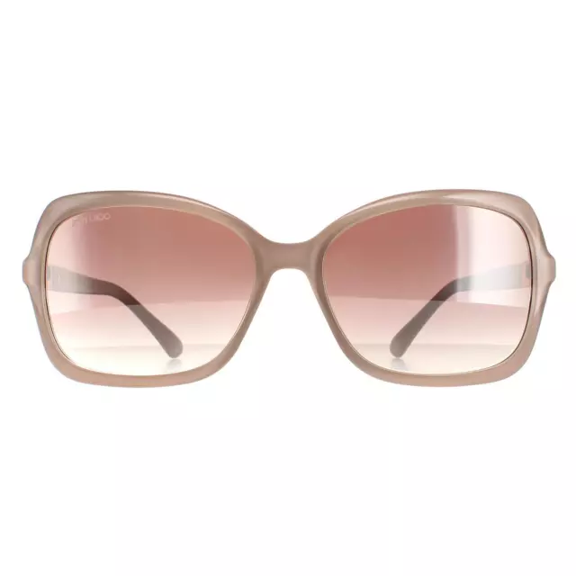 Jimmy Choo Gafas de Sol Bett / S Fwm Nq Carne Marrón Espejo Plateado