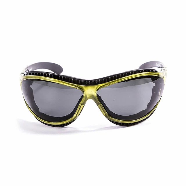 OCEAN TIERRA DE FUEGO Floating Sunglasses Kiteboarding, Green  & Smoke Lens
