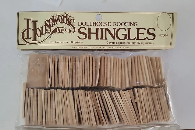 Vintage Houseworks Dollhouse Roofing Shingles