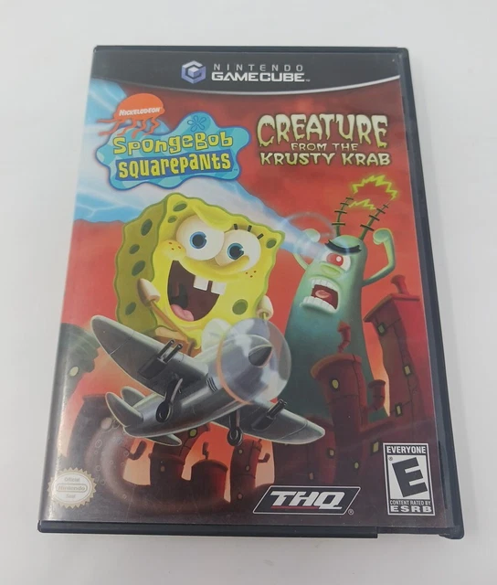 Spongebob Rusty Rickets NINTENDO GAMECUBE SPONGEBOB Squarepants Creature From The Krusty Krab ...