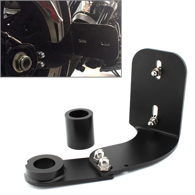 SIDE MOUNT LICENSE Plate Bracket Holder For Harley Softail Fat Boy Dyna