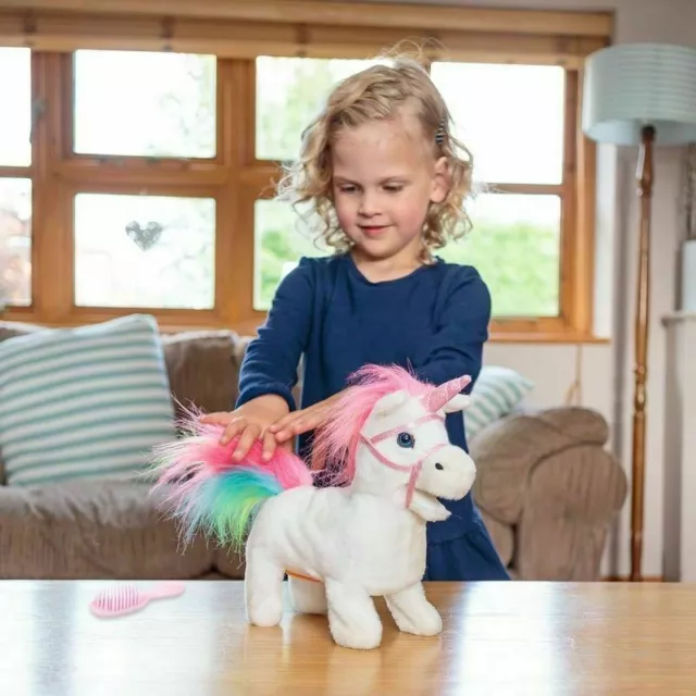 Unicorn Pet Toy Interactive Animal Friend Walking Talking Plush Childrens Gift