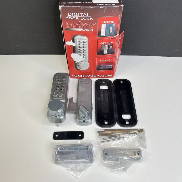 Lockey 2500SC Keyless Digital Deadbolt Door Lock Mechanical Code Keypad & Manual