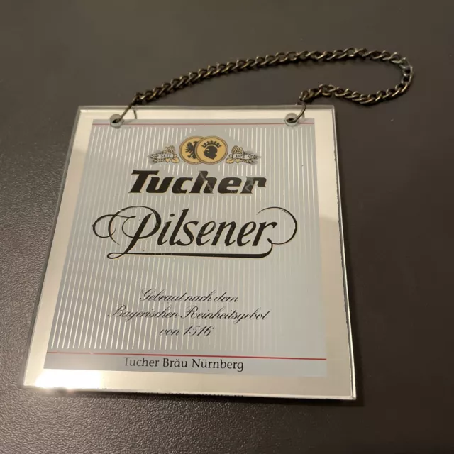 Tucher Pilsener Zapfhahnschild Werbeschild