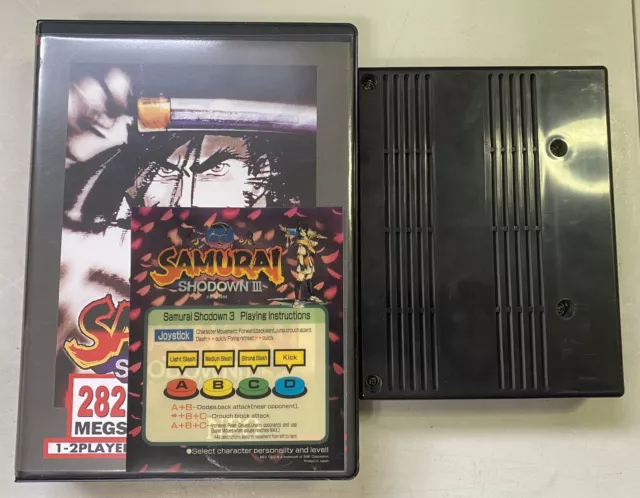 Samurai Showdown III Cartridge Neo Geo MVS SNK Arcade