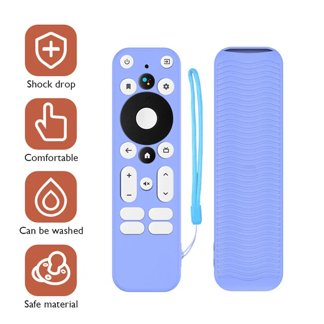 Silicone Remote Control Case for Walmart onn. Android TV 4K UHD (Luminous Blue)