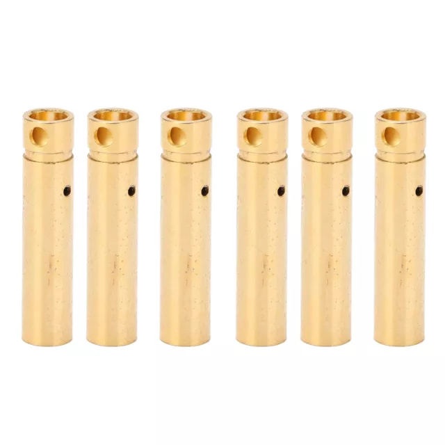 10PCS Pure Copper Gold Plated 4mm Female Banana Plug Banana Connectors Adapter