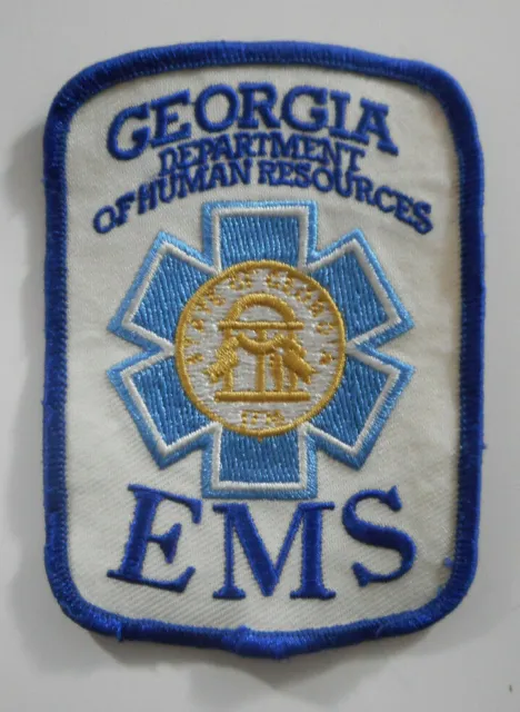 Georgia Department of Human Resources - EMS Uniform Patch - Free Shipping
