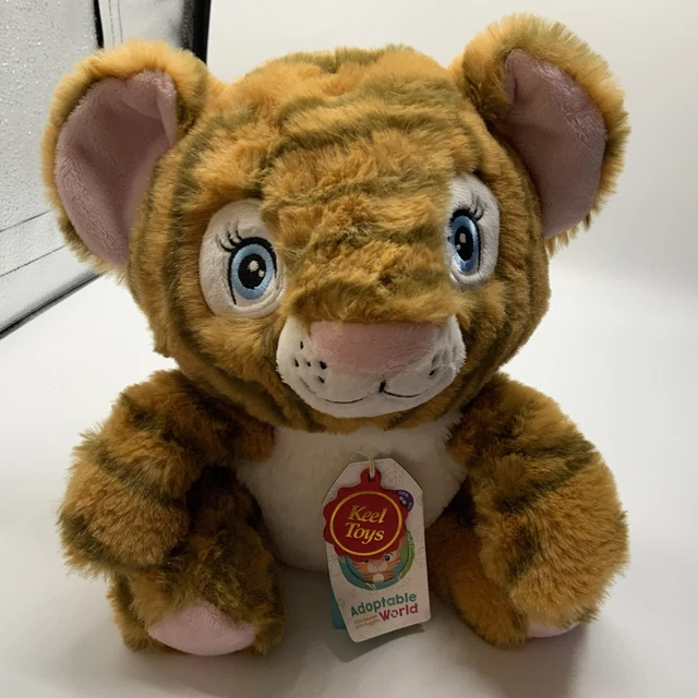 KEEL TOYS SOFT Toy 7 inches Plush Adoptable World Tiger with tags ...