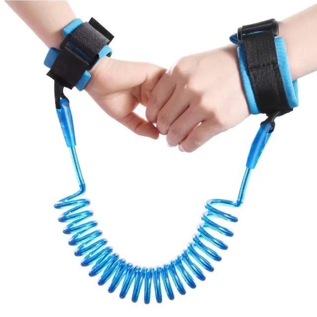 Lost Baby Safety Harness Leash Adjustable Wrist Link Bracelet Kid R5O7