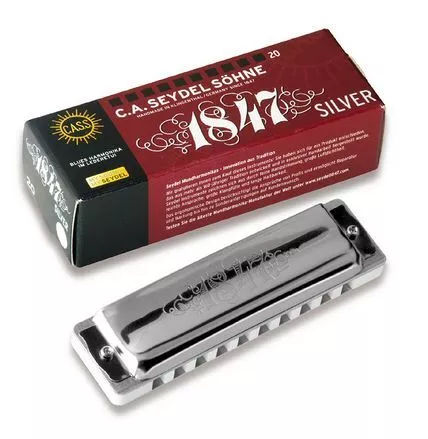 Seydel 1847 Silver, Harmonica - Free US Shipping!