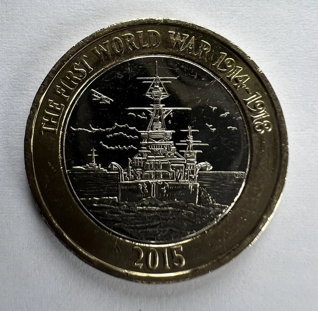 DER ERSTE WELTKRIEG 1914-1918 2015 Seltener Umgedrehter Fehldruck Am ...