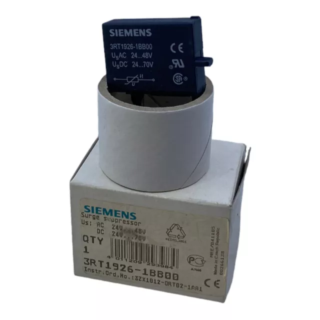 Siemens 3RT1926-1BB00 Varistor 24 48V AC 24 70V Dc