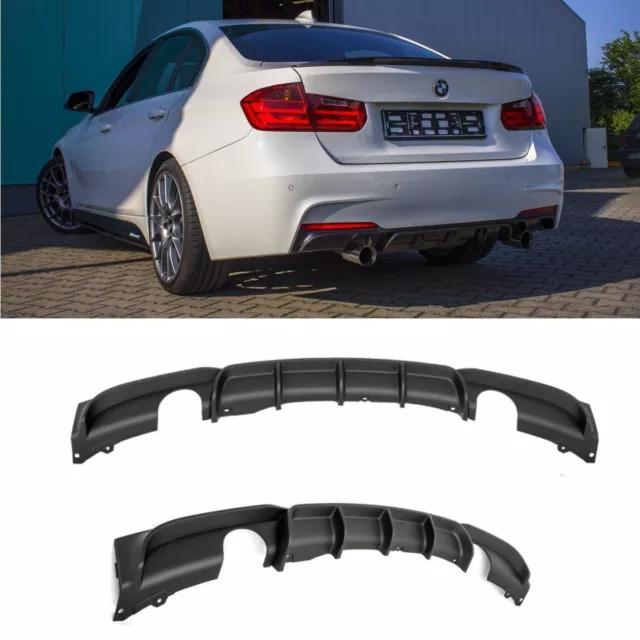 Sport -PERFORMANCE Diffusor passt für BMW F30 F31 M-Paket Stoßstange 335i 335d