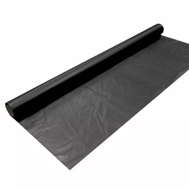 Party Essentials 40in. x 100ft. HD Plastic Banquet Roll-Black