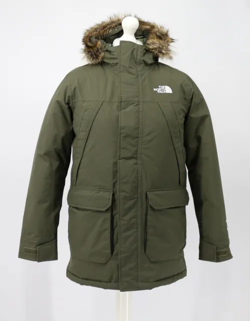 The North Face Mcmurdo Parka Boys Youth Taupe Green Jacket Youth Xl Rrp £260 Mc