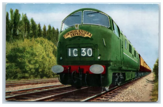 Postcard British Railways Cornish Riviera Express