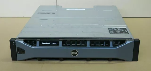 Dell EqualLogic PS6110X iSCSI SAN Storage Array 2xType 14 7x 400GB SSD 17x 600GB