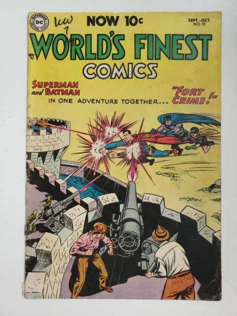 World's Finest Comics #72 Golden Age Superman Batman & Robin