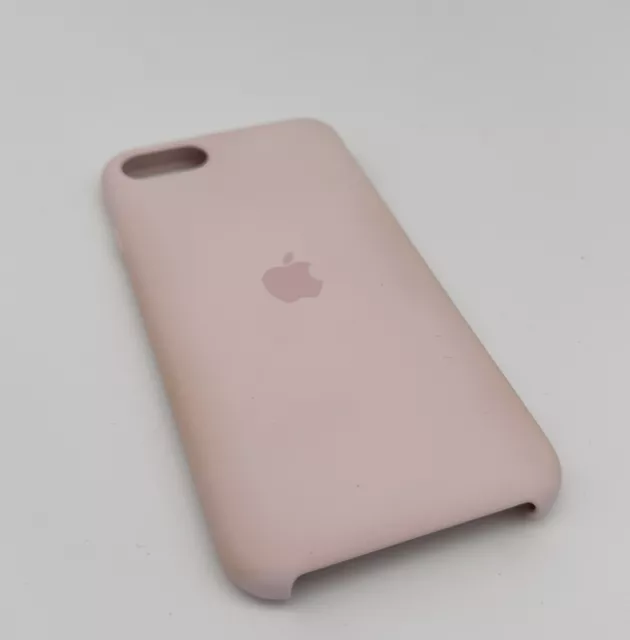 Apple Silikon Case mit MagSafe für iPhone SE 3. Gen - Kalkrosa