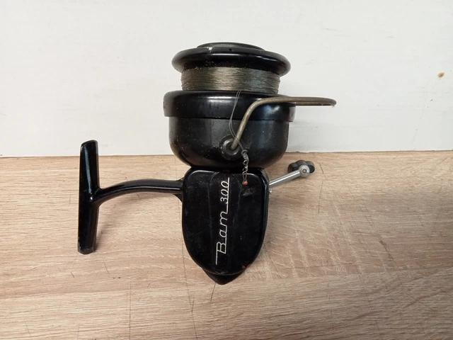 Moulinet De Pêche Vintage RUSH 160 - Noir - Occasion - Tourne Parfaitement