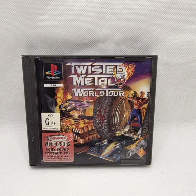 TWISTED METAL WORLD Tour PS1 PlayStation PAL Tested Working