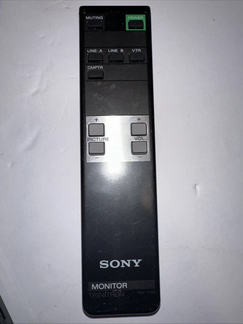 Télécommande Sony RM-U72 D'origine Pour TV Trinitron PVM CRT - Boîte Ouverte, Jamais Utilisée