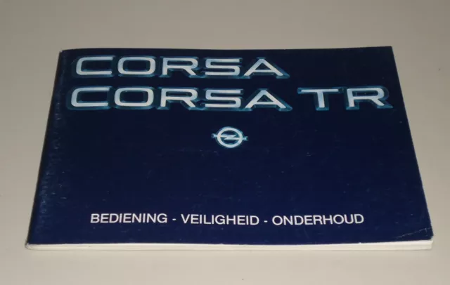 Betriebsanleitung Handbuch Handleiding Opel Corsa (A) / TR, Stand 1983