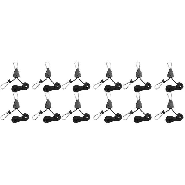 12 pcs Seil Clip Aufhänger Einstellbare Licht Kleiderbügel 8