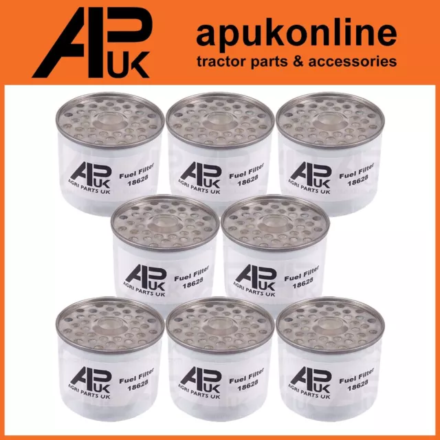 8x Fuel Filter for David Brown 770 780 850 880 885 890 900 950 990 Tractor