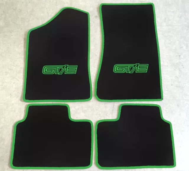 Alfombras Alfombrillas para Opel Manta B Coupé cc Gt / E Negro Verde Nuevo