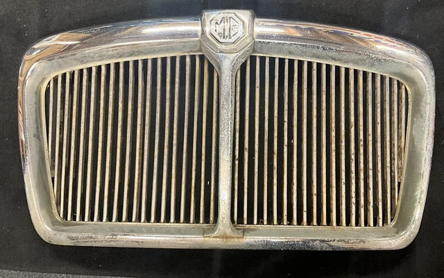 VINTAGE MG MAGNETTE Chrome Radiator Grille As Pictured £99.99 - PicClick UK