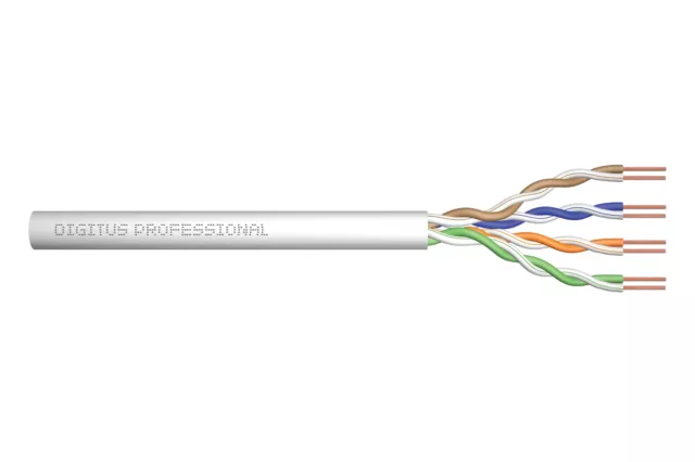 Digitus Cavo Di Installazione Rete Cat 6 U-Utp Matassa Mt 305 Materiale Cca Clas