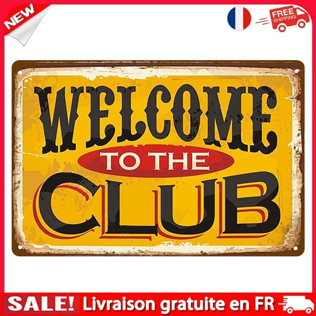 fr Plaque métallique Vintage en étain, lettres murales, affiche, peinture en fer