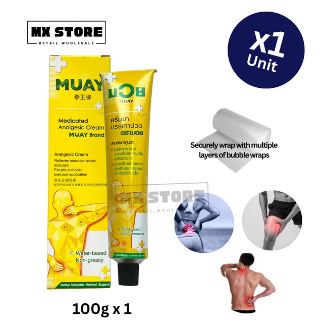 3x Crema Namman Muay 100g | Confezione Risparmio | Pre E Post Allenamento | Active Cream 2023