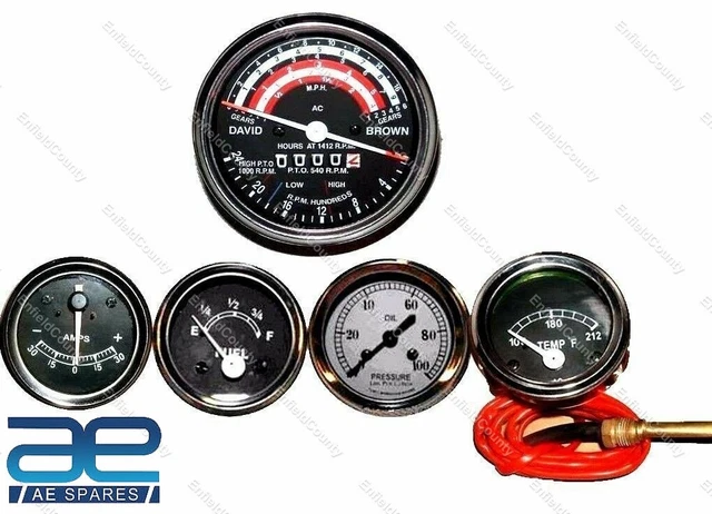 Kit Manomètre Pression Huile Pour Tracteur Ford - Tubes Cuivre, Neuf, AEspares