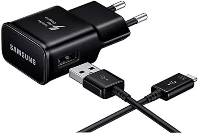 Samsung Original Cargador Rápida Micro Adaptador USB Alimentación Galaxy