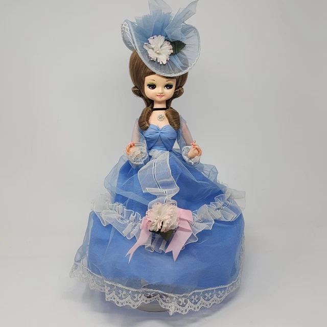 Bradley Doll Blue Dress Cindy 18" Tall Vintage Bradley Doll Blue Dress Cindy 18" Tall Vintage