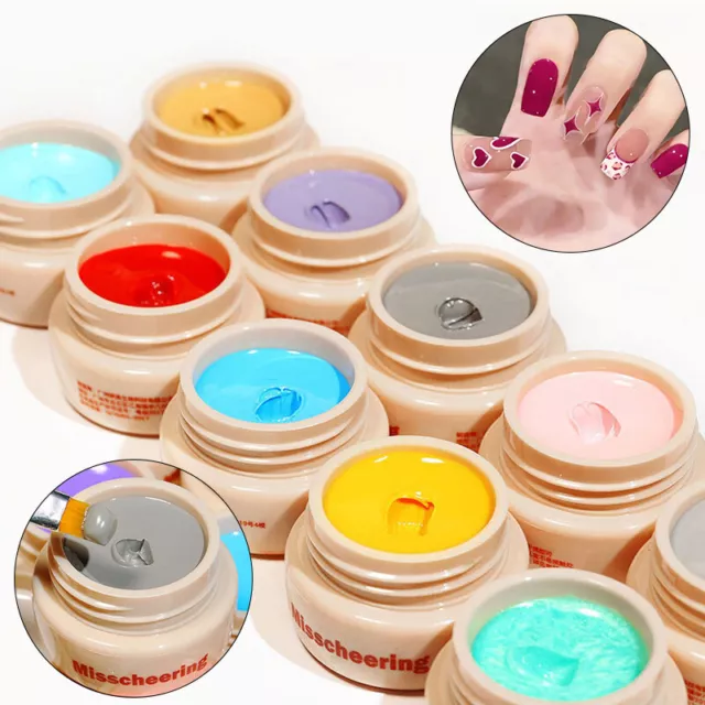 54 Couleur Solide Crème Vernis À Ongles Gel UV Art Semi-Permanente Hybride ✅ .J