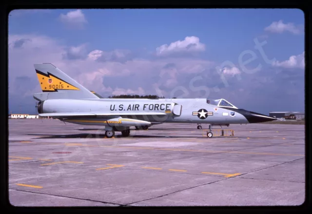 USAF Convair F-106A 59-0015 Aug 83 Kodachrome Slide/Dia
