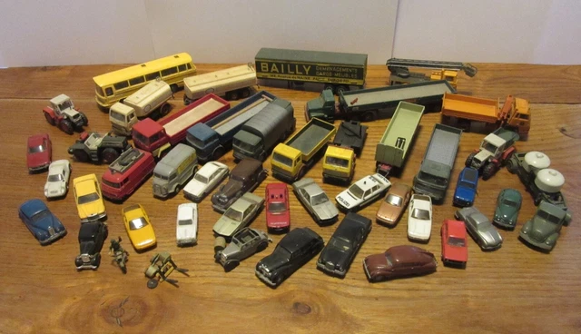 Lot De Véhicules Miniatures – Camions, Remorques, Voitures Roco, Herpa, Brekina Échelle HO
