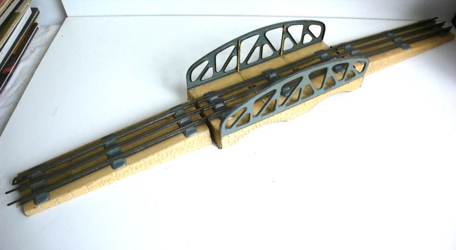 🚂 Passerelle Métal Kibri Pour Train Miniature – époque 3, 26x13 Cm, Très Bon état