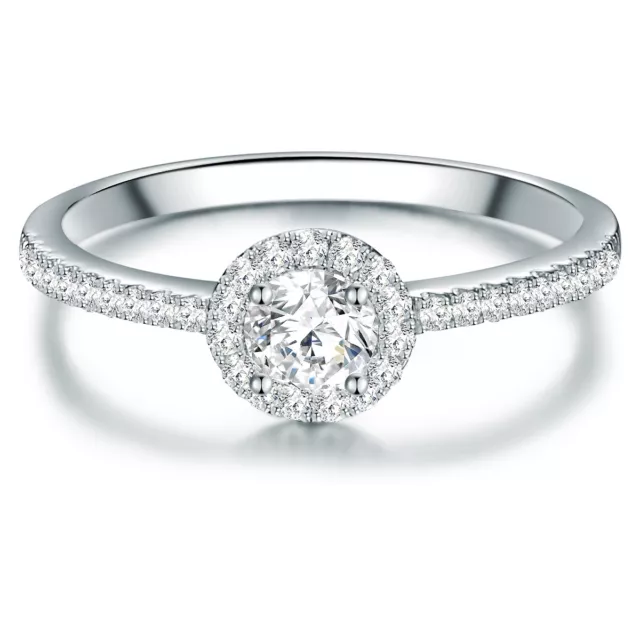 Trilani Damen Ring Sterling Silber Zirkonia