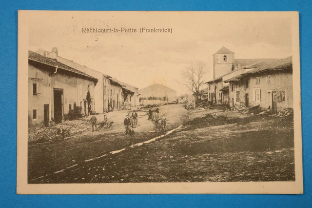 Meurthe et Moselle 54 Lorrain CP CPA Réchicourt la Petite 1917 Farm Village WW