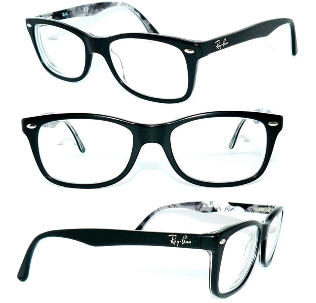Ray Ban Brille Schwarz Matt Grau 5228 5405 53 Fassung 5169 Damen 5114 Herren